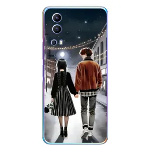 Чехол с дизайном Венздей 2 на Vivo Y72 (Уэнздей и Тайлер)