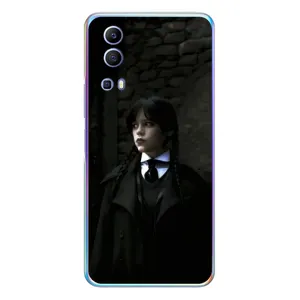 Чехол с дизайном Венздей 2 на Vivo Y72 (Темный стиль Уэнздей)