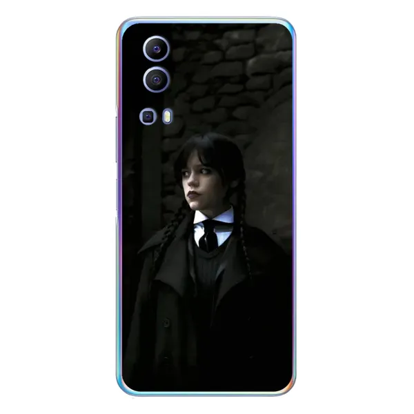 Чохол з принтом «Темний стиль Венздей» для Vivo Y72 Чохол з принтом «Темний стиль Венздей» для Vivo Y72