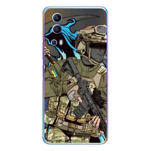 Чехлы с картинкой ЗСУ для Vivo Y72 (AlphaPrint) (Воин ВСУ)