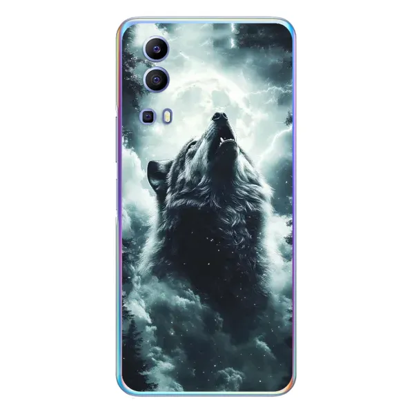 Чохол з принтом «Вовк у хмарах» для Vivo Y72 Чохол з принтом «Вовк у хмарах» для Vivo Y72