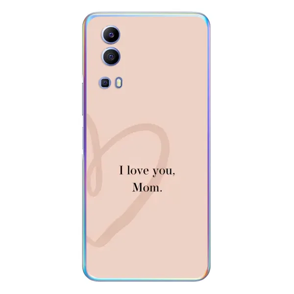 Чохол з принтом «Серце мамі» для Vivo Y72