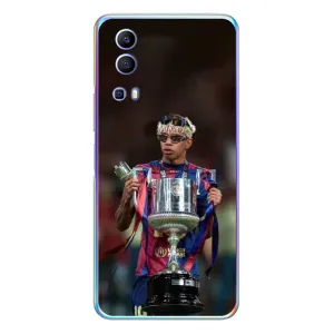 Чехол с футболистом Ламин Ямаль Vivo Y72 (Ямаль с кубком)