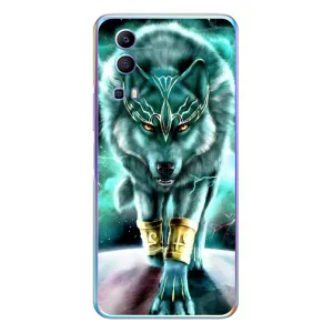 Защитные чехлы для Виво у72 (AlphaPrint) (ХИТ продаж) ВОЛК (Яркий волк)