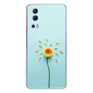 Чехлы с Цветами для Vivo Y72 (VPrint) (Желтый цветок)