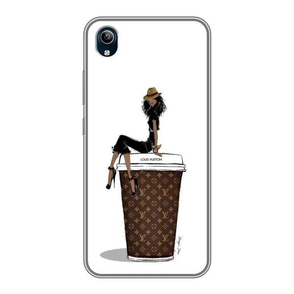 Чехол с принтом «кофе LOUIS VUITTON» для Vivo Y91C