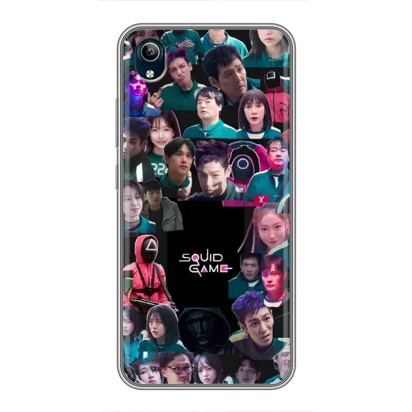 Чохол з принтом «Колаж Гра кальмара» для Vivo Y91C