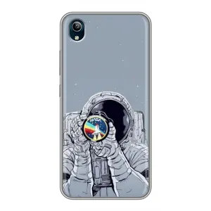 Чехол NASA для ViVO Y91C (AlphaPrint) (Космонавт фото)