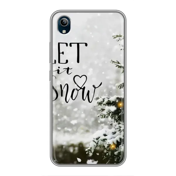 Чехол с принтом «Let it snow» для Vivo Y91C