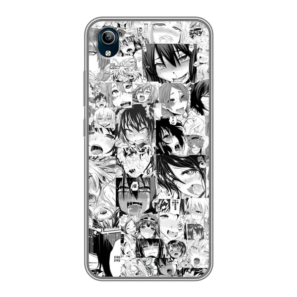 Чехол с принтом «Ahegao manga» для Vivo Y91C