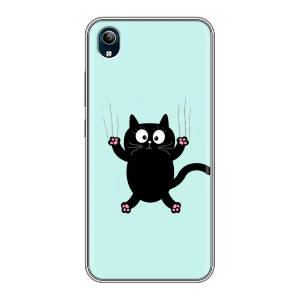 Чехол с принтом «Падающий кот» для Vivo Y91C Чехол с принтом «Падающий кот» для Vivo Y91C