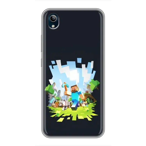 Чехол с принтом «персонажи Minecraft» для Vivo Y91C Чехол с принтом «персонажи Minecraft» для Vivo Y91C