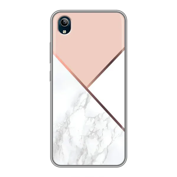 Чохол з принтом «Тройний мрамор» для Vivo Y91C Чохол з принтом «Тройний мрамор» для Vivo Y91C