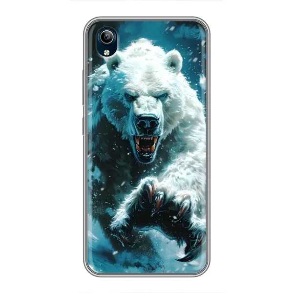 Чехол с принтом «Полярный медведь» для Vivo Y91C