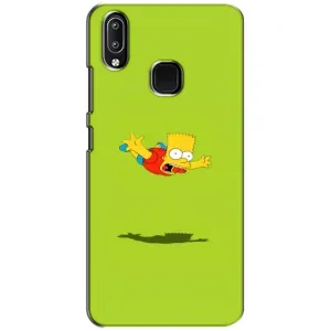 Чехол с Симпсонами для ViVO Y93 Lite (VPrint) (Барт Симпсон)