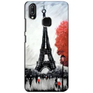 Чохол Ейфелева Вежа ViVO Y93 Lite - (AlphaPrint) (Вежа в Парижі)