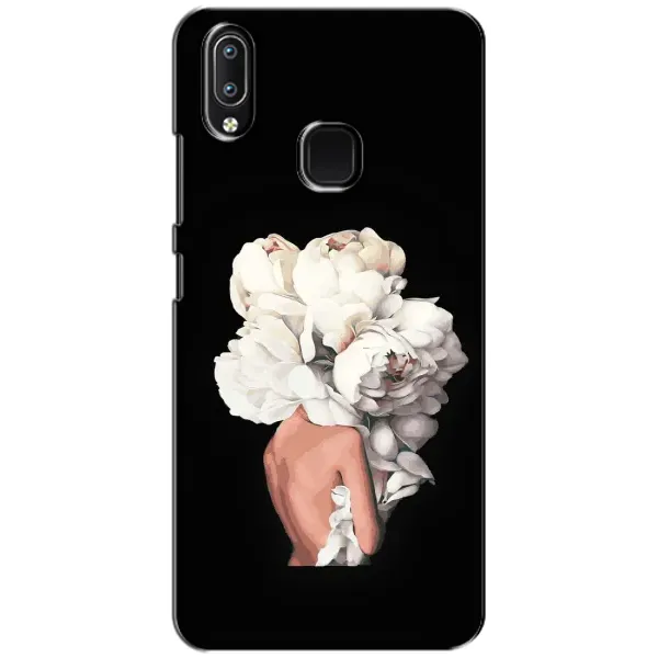 Чехол с принтом «Белые цветы» для Vivo Y93 Lite