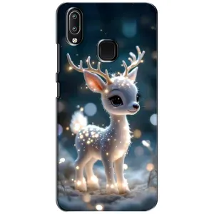 Яскравий чохол для Vivo Y93 Lite з Зимові Оленята (Блискуче оленятко)