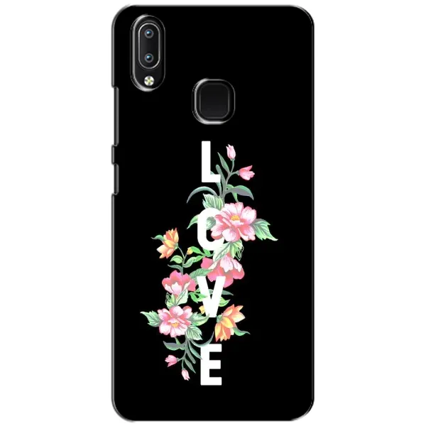 Чехол с принтом «Цветы LOVE» для Vivo Y93 Lite