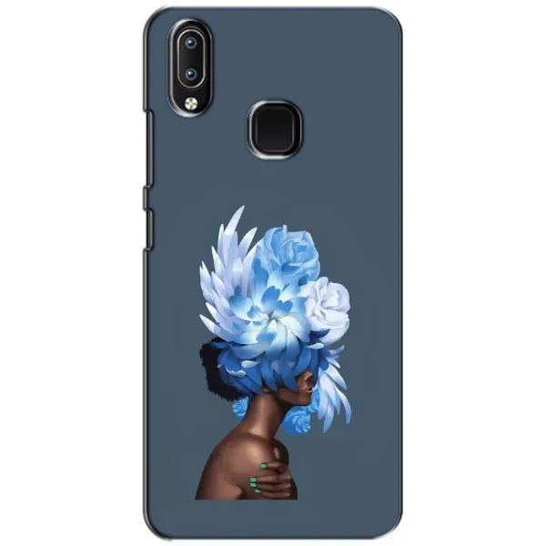 Чехол с принтом «Цветы на голове» для Vivo Y93 Lite