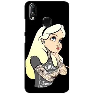 Чехол с печатью для ViVO Y93 Lite - (Мода) (AlphaPrint) (Девочка в тату)