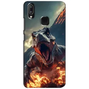 Чехол с картинкой «Хищники» для ViVO Y93 Lite (Огненный динозавр)