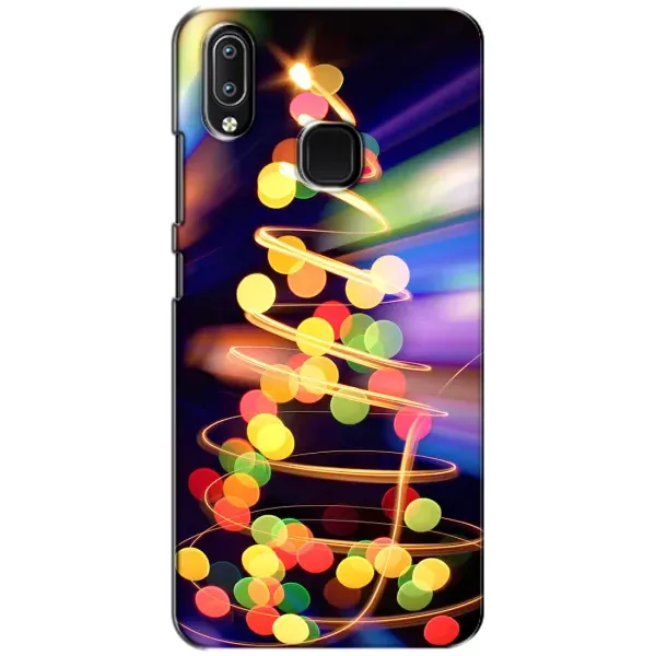 Чехол с принтом «Елка с гирлянд» для Vivo Y93 Lite