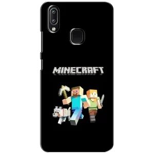 Чехол Майнкрафт на ViVO Y93 Lite (AlphaPrint) Minecraft (герои Minecraft)