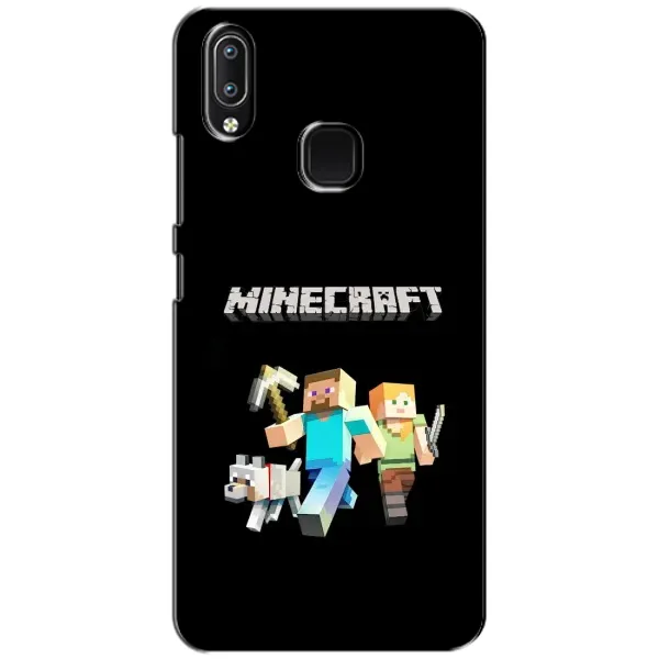 Чохол з принтом «герої Minecraft» для Vivo Y93 Lite