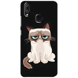 Чохол з принтом для ViVO Y93 Lite (AlphaPrint) Модні коти (Сумний кіт)