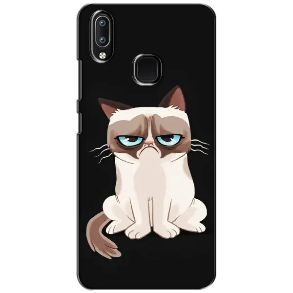 Чехол с принтом «Грустный кот» для Vivo Y93 Lite