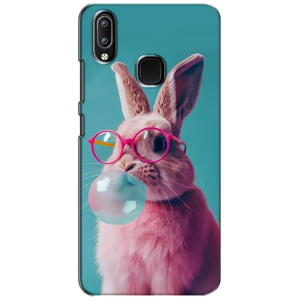 Чехол с принтом «Кролик в очках» для Vivo Y93 Lite