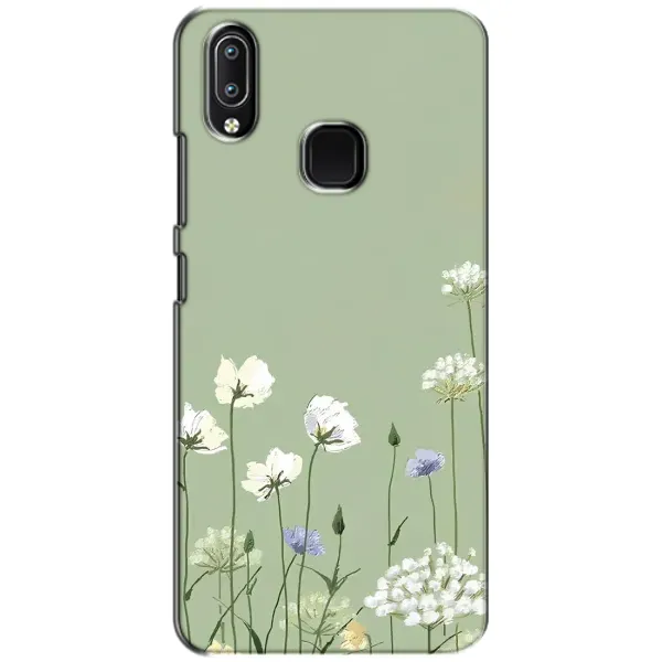 Чехол с принтом «Цветы на зеленом» для Vivo Y93 Lite