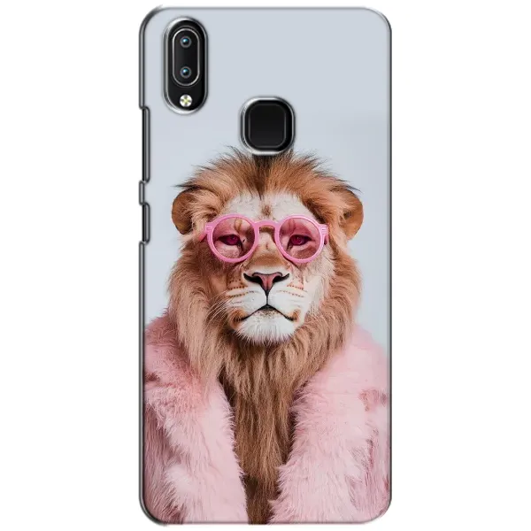 Чехол с принтом «Лев в очках» для Vivo Y93 Lite