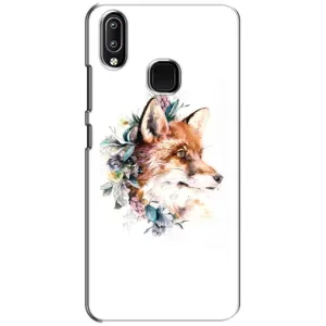Чехлы с картинкой Лисички для ViVO Y93 Lite (VPrint) (Лисичка в цветочках)