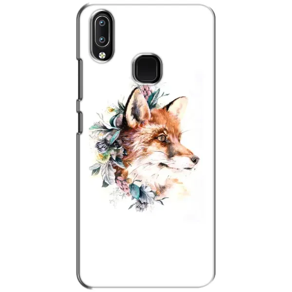 Чехол с принтом «Лисичка в цветочках» для Vivo Y93 Lite