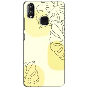 Силиконовый чехол с принтом в цветах на ViVO Y93 Lite