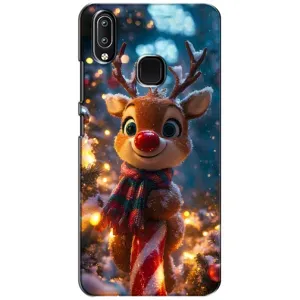Яскравий чохол для Vivo Y93 Lite з Зимові Оленята (Олень з шарфом)