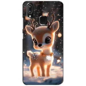 Яскравий чохол для Vivo Y93 Lite з Зимові Оленята (Оленятко)