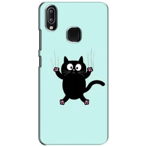 Чохол з принтом для ViVO Y93 Lite (AlphaPrint) Модні коти (Падаючий кіт)