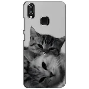 Чохол з малюнком кіт на ViVO Y93 Lite (Пара котів)