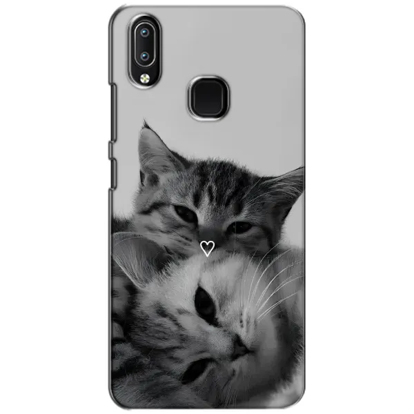 Чохол з принтом «Пара котів» для Vivo Y93 Lite