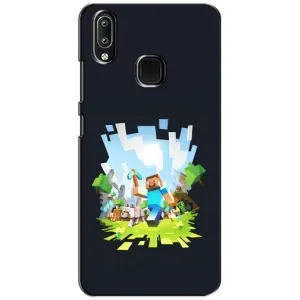 Чехол Майнкрафт на ViVO Y93 Lite (AlphaPrint) Minecraft (персонажи Minecraft)
