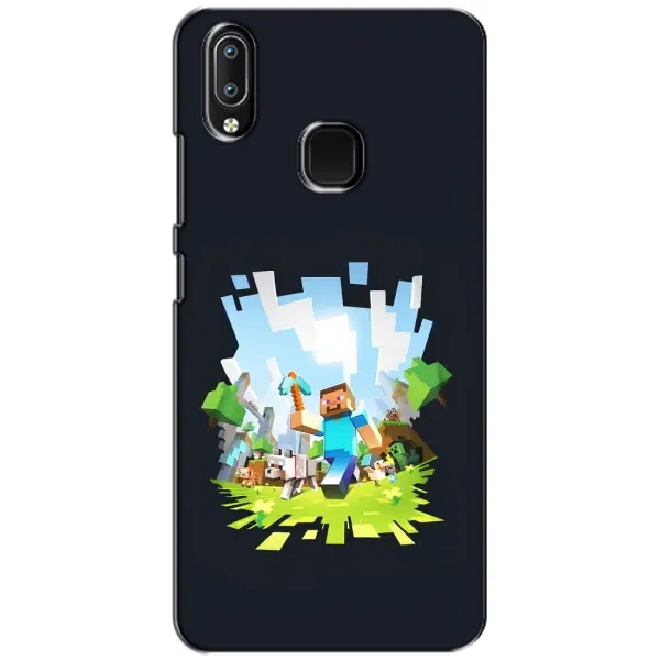 Чохол з принтом «персонажі Minecraft» для Vivo Y93 Lite