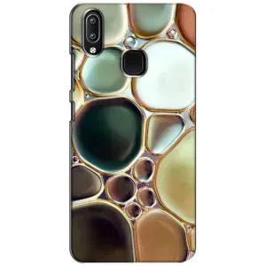 Мраморный чехол на ViVO Y93 Lite (VPrint) (Радужный Мрамор)