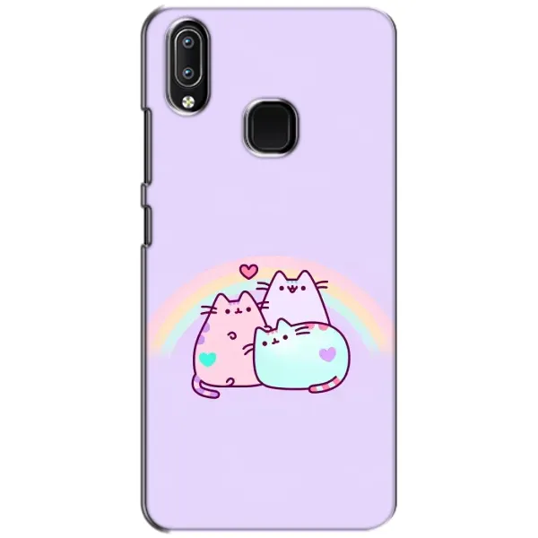 Чехол с принтом «Радужные котики» для Vivo Y93 Lite