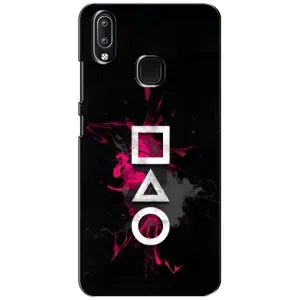 Чехол Гра в кальмара для ViVO Y93 Lite (Символы Игра кальмара)