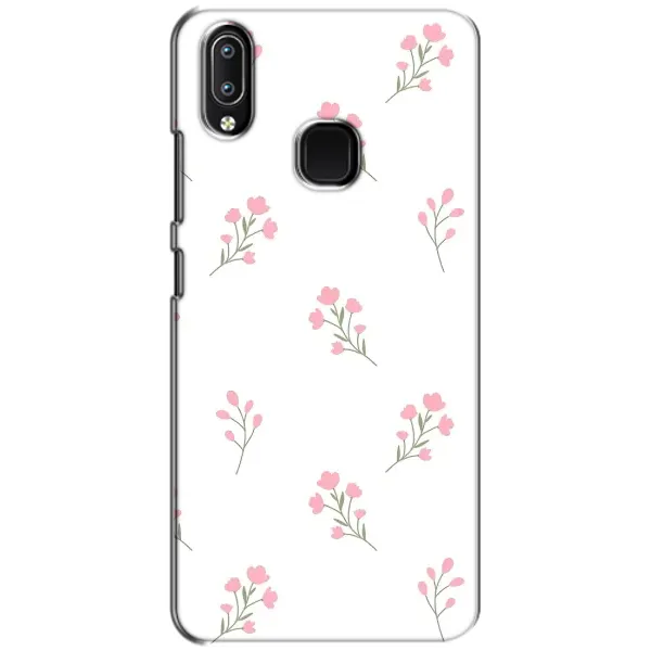 Чехол с принтом «Розовые цветы» для Vivo Y93 Lite