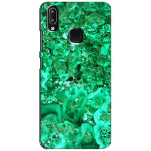 Мраморный чехол на ViVO Y93 Lite (VPrint) (Салатный Мрамор)