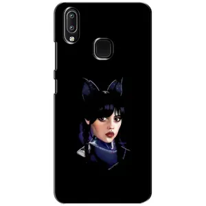 Чехлы Венсдей на ViVO Y93 Lite Уэнсдей (AlphaPrint) (серьезная Уэнздей)